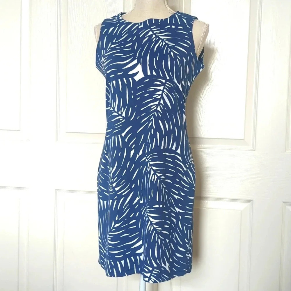 Maui Gold Ryder Dress in Palm Isle in Monomoy print - Picture 4 of 6